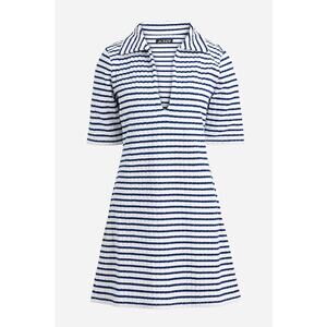 J. Crew Polo Mini Dress in Striped Towel Terry Size XS